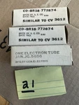 Lot 21 3- Jan 5686 Mil Spec Radio Tubes Ge CV-3612 Nos. Fixed Price $10.00.