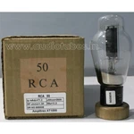 50 Rca Radiotron Electron Tube Black Base Made In U.s.a Amplitrex Tested #908006. Fixed Price $486.00.