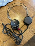 Trimm Dependable Headphones W/ Cloth Cord, Earcups, 1/4" Plug Untested. Fixed Price $20.00.