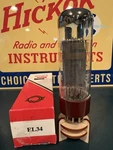 Vintage 1999 Svetlana EL34 Power Tube Dimple Top TV7 & Maxi Tested Nos Nib. Fixed Price $59.99.