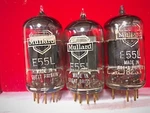 Mullard E55L 8233 CV5808 Black Welded Plates Gold Pins Tested Nos, One Tube. Fixed Price $284.33.