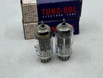 (2) Tung-sol JTL-5687 Mil Spec Vacuum Tubes Black Plates Getters Test Strong. Fixed Price $34.99.