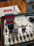 9AU7 Medium-mu Twin Triode Vacuum Tube By Rca Nos Box Tests Strong. Fixed Price $7.00.