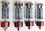 Nos Genuine Winged EL34 Matched Quad Tube Set =c= Made Russia. Fixed Price $299.95.