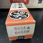 New Qty 1 Nos Star 6AK5W 5654 Grey Plate Getter Usa Tubes. Fixed Price $12.50.