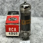 Nos Rca 6BQ5 EL84 Smoke Glass Tube From 1961. Fixed Price $29.50.