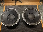 Tad TL-1602 "15 Woofers (pair W/ Serial Numbers BG0446 & BG0448). Fixed Price $5500.00.