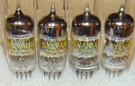 Nos Match Quad Sylvania 1950'S Usa 6201 12AT7WA ECC81 Tubes Square Getter 3 Mica. Fixed Price $134.96.