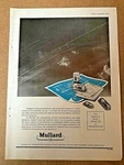 1954 Aircraft Advert Mullard Communications Radar Electronic Valves Tubes. Fixed Price $13.37.