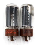 2PC 5R4GYB Westinghouse & Rca Vacuum Tube Brown Base - Tested Good. Fixed Price $37.40.