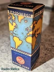 Rca Radiotron 203-A Transmitting Tube W/ Original World Map Box & Service Report. Fixed Price $649.95.