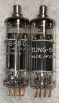Pair Bendix Tung Sol 7757 Gold Pin Power Beam TE-81 3-MICA Tubes. Fixed Price $60.00.