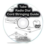 Vintage Tube Radio Dial Cord Stringing Guides, Classic Books Dvd G82. Fixed Price $10.95.