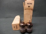Ge JG-5670 Vacuum Tubes Qty 2 Nos? 1953 Amplitrex Tested 80/85% & 98/100% Gm. Fixed Price $40.00.