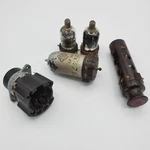Wwii Original German Telefunken Radio Wehrmacht AF100 Valves Tube Shield Socket. Fixed Price $199.99.