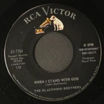 Blackwood Brothers: Crossing Chilly Jordan / When Stand With God Rca 7" Single. Fixed Price $12.00.