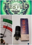 Tung-sol 12SK7 Metal Vacuum Tube Black Tested 90 Nos Strength Vintage Box Usa. Fixed Price $7.46.