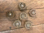 Nos - Vintage Lot Of 6 Mullard 9 Pin Mini Tube Socket #100. Fixed Price $35.00.