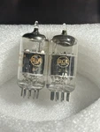 (2) Matching Date Code Nos Rca 5814 Black Plate Usaf Tubes 1960 Test Strong. Fixed Price $100.00.
