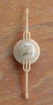 Original 1942 Zenith Model 10-S-669 Tube Radio Dial Pointer Creme Color Gold "z". Fixed Price $38.50.