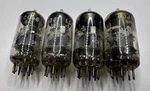 Lot Of 4 Amperex "bugle Boy" 6DJ8 / ECC88 Vacuum Tubes, Holland. Fixed Price $50.00.