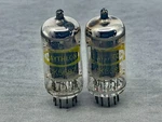 (2) Raytheon CK5687 Vacuum Tubes Bronze Plates Ring Getters Tests Nos Amplitrex. Fixed Price $49.99.