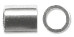 Crimp Tubes Size 2 1.5G Silver-plated. Fixed Price $9.68.