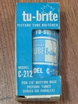 Vintage Tu-brite C-212 Picture Tube Brightener Perma-power Crt Tv Booster Boxed. Fixed Price $11.99.