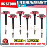 6* Ignition Coil And Spark Plug Set For Wrangler 3.6L 2012-2018 UF648 LK7RFI8. Fixed Price $79.99.