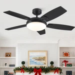 52 Inch Modern Downrod Ceilng Fan Light-black. Fixed Price $139.99.