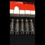 Full Sleeve (5) Nos Nib Rca 6BQ5 EL84 Amplifier Power Vacuum Tubes Tested K.9713. Fixed Price $189.95.