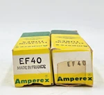 EF40 2 Tubes Amperex (new Old Stock) Test 1 Year Warranty Bugle. Fixed Price $19.99.