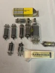 Vintage Vacuum Tube Lot Sylvania Lifetimer, Realistic, Lindal Untested. Fixed Price $23.75.