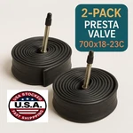 Pack Bicycle Inner Tubes 700X18-23C Presta Valve Fits Road Bmx Mtb Bikes. Fixed Price $17.99.