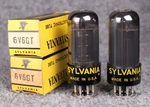 (2) Perfectly Matched Nos/nib Sylvania 6V6GT Tubes Smoke Glass Test 128%!. Fixed Price $119.99.