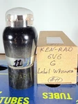 Ken-rad 6V6G Label Wizard Tested Like Nos Tube. Fixed Price $29.45.
