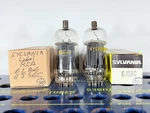 Closely Matched Pair Sylvania 6LB6 Identical Construction Tested Good Tube. Fixed Price $74.45.