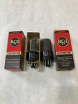 2 Rca 6N7GT Radio Vacuum Tubes, TV-7 Tested. Fixed Price $30.00.