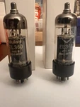 Nos Pair EL360 CV5830 Mullard Tubes Pentode Series Regulator Pulse Modulator. Fixed Price $100.00.