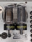 Pair Of 1960 Sylvania 5R4GYB Black Plate Rectifier Tubes, TV-7 Tested #A-1. Fixed Price $23.99.