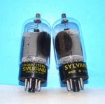 12DQ6B 12GW6 Sylvania Radio Audio Amplifier Vintage Vacuum Tubes Valves Tested. Fixed Price $21.49.