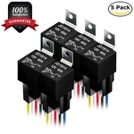 Pack 12V 30/40 Amp 5-PIN Spdt Automotive Relay W/ Wires & Harness Socket Set. Fixed Price $12.32.