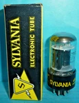 Sylvania 12SL7GTA Tube Black Plates Halo Getter Tested. Fixed Price $12.95.