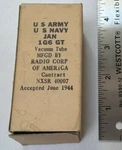 Vintage Nos Jan 1G6GT Electron Vacuum Tube, Rca, June 1944, Free Ship. Fixed Price $24.99.