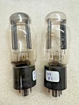 Sylvania (philco) 5U4G Black Plate Pair Rectifier Tubes. Fixed Price $65.00.