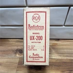 Rca Radiotron UX-200 Detector Vacuum Tube With Original Box. Fixed Price $50.00.