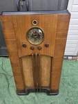 Rare Crosley Super 11 1937 Console Tube Radio Art-deco Restored. Fixed Price $375.00.