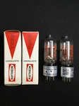 Nos Pair Raytheon 5755 Audio Vacuum Tubes Adapted To 12AX7 Usa Tested 4.7412-D. Fixed Price $94.95.