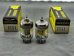 Nos Pair Sylvania 2C51/5670/396A Tubes Gray Plates Getters Test Amplitrex. Fixed Price $29.99.