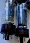 Matched Pair Nos Dumont 5U4GB Carbonized Grails Black Plates Rectifiers. Fixed Price $80.00.